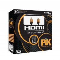Cabo HDMI 30 metros 4k 2.0 3D