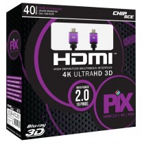 Cabo HDMI 40 metros 4k 2.0 3D